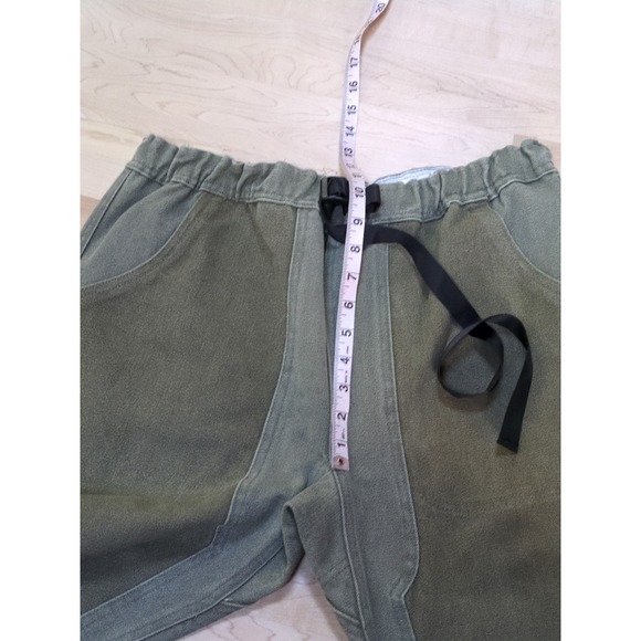 Manresa Wallace Canvas Double Knee Pants Belted Sz Large Green 32X26 - Picture 8 of 10